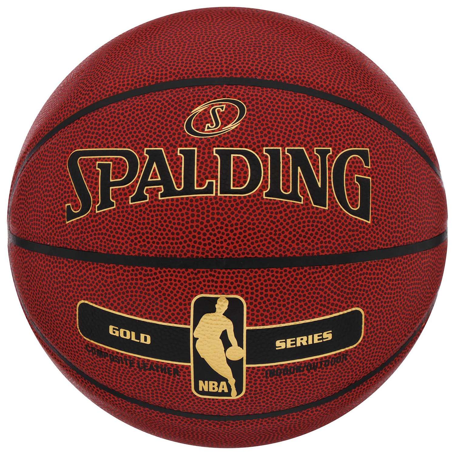 Мяч Sima-Land Баскетбольный Spalding NBA Gold Ser - фото 1