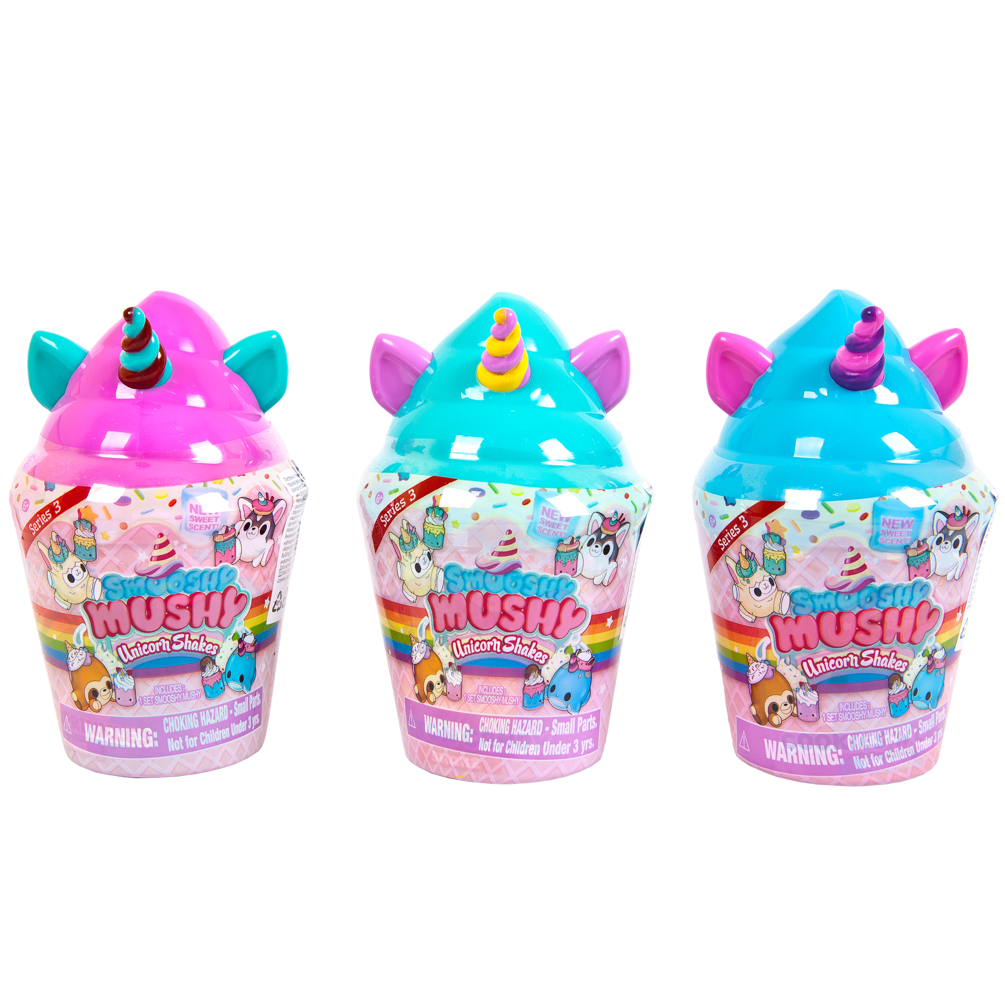 Игрушка Smooshy Mushy Redwood Frozen Delight Десертный коктейль в непрозрачной упаковке (Сюрприз) 174933-3 - фото 1