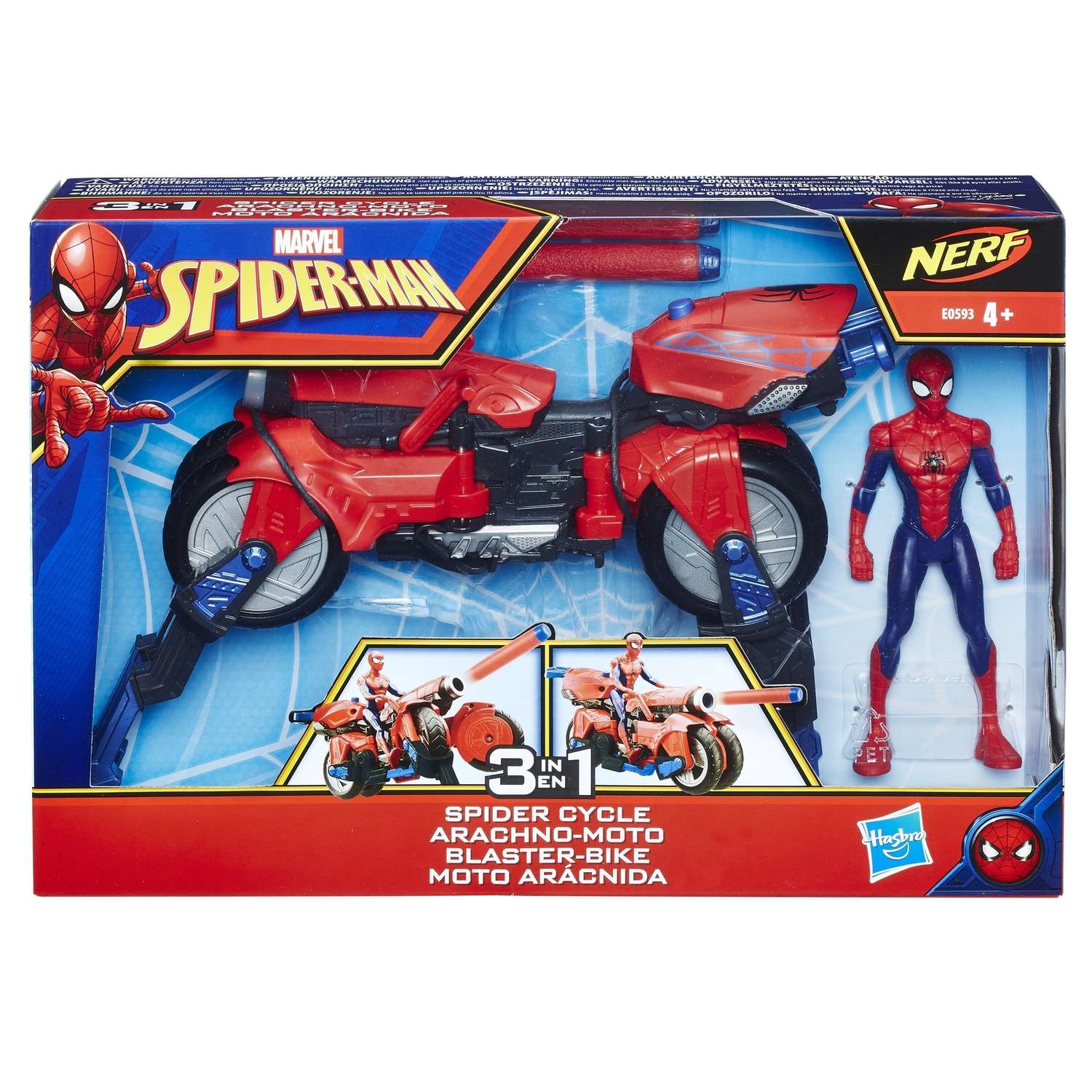 Фигурка Человек-Паук (Spider-man) Человек Паук и транспорт E0593EU4 - фото 3