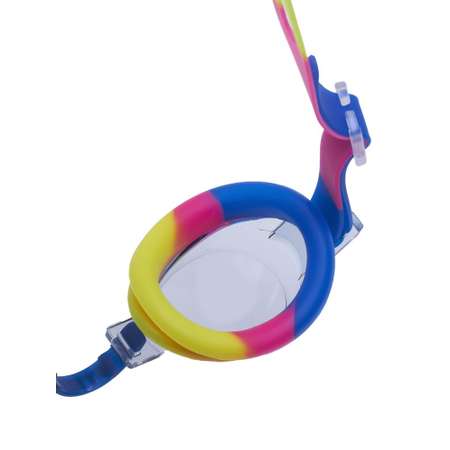 Очки для плавания детские Atemi S302 от 4 до 12 лет цвет синий жёлтый розовый