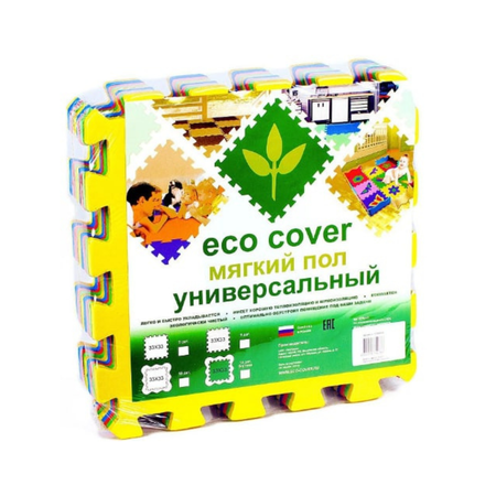 Коврики мягкие Eco cover Мягкий пол 33х33 Геометрия