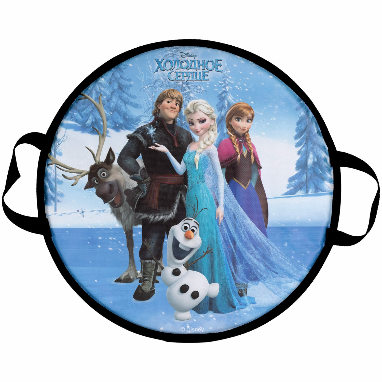 Ледянка мягкая Disney Холодное сердце 45 см круглая - фото 2