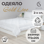 Одеяло Selena GOLD LINE 172х205 см микрофибра овечья шерсть 250 г