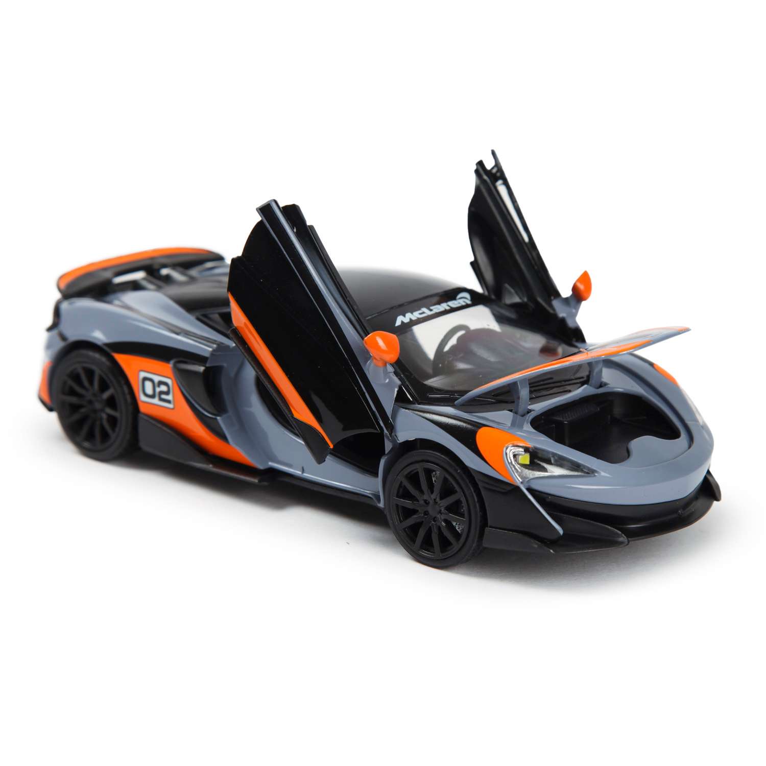 Автомобиль Mobicaro McLaren 600LT 1:32 черный 664994(F) - фото 8