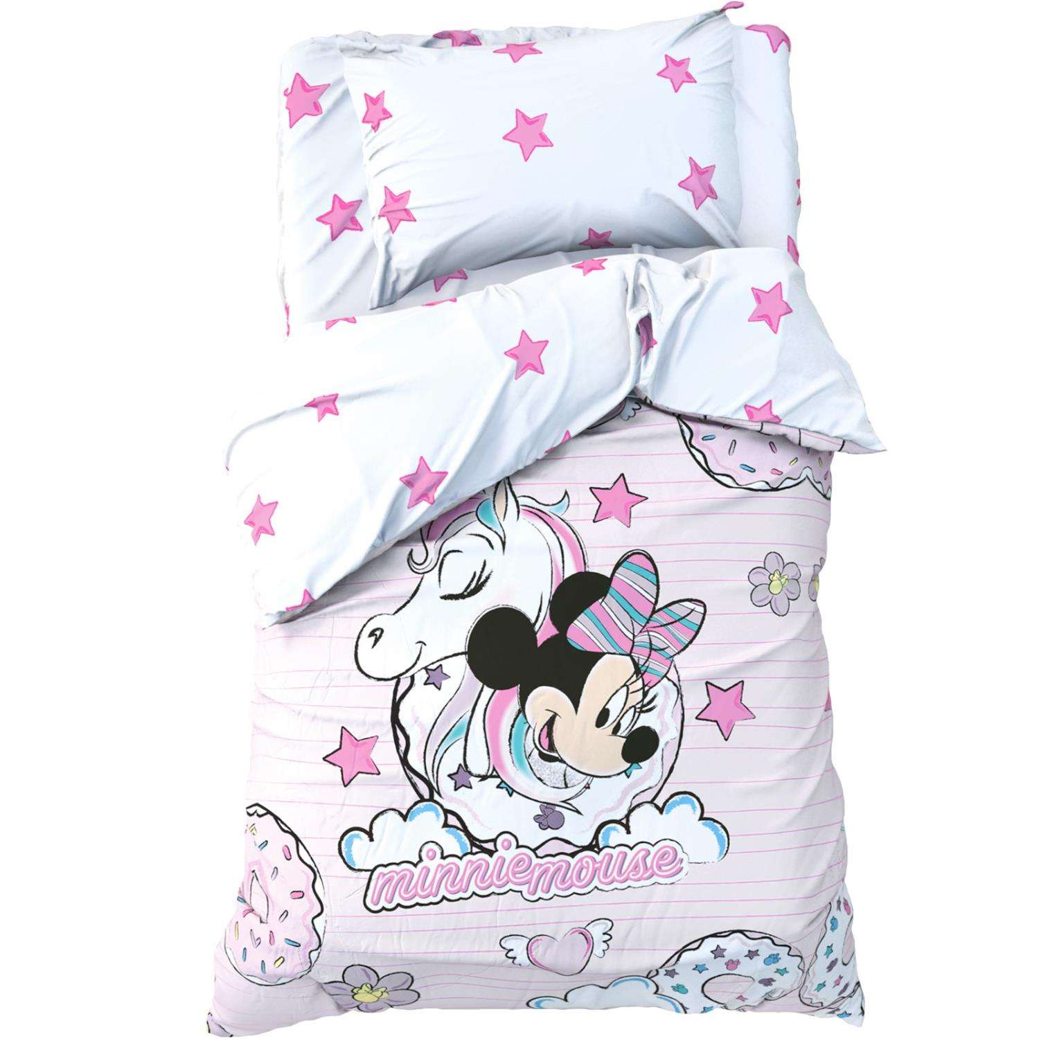 Комплект постельного белья Disney Minnie Mouse с единорогом - фото 1