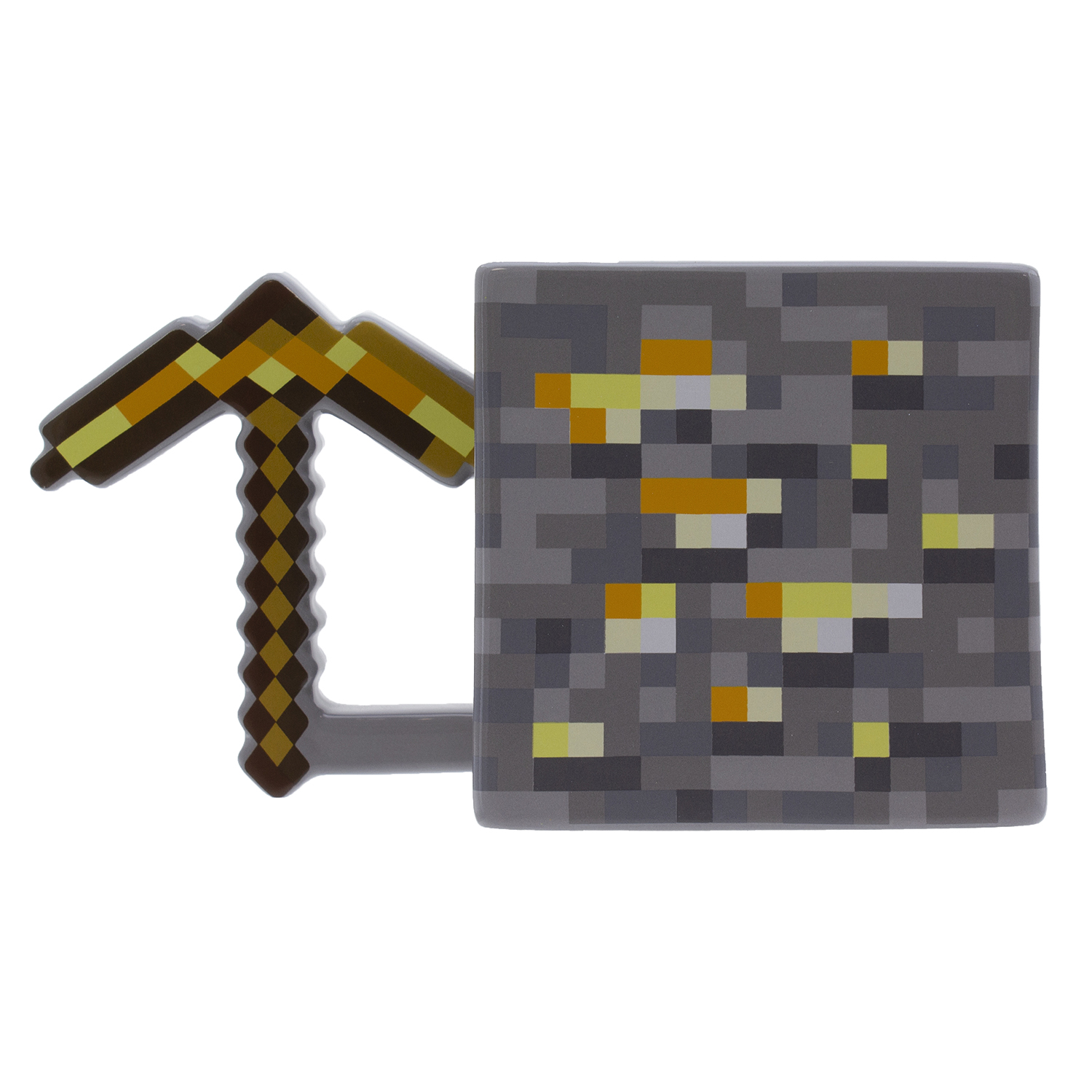 Кружка PALADONE 3D Minecraft Gold Pickaxe Mug 550 ml PP8776MCF - фото 5