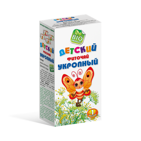Чай детский фито Укропный BIO product С 1 месяца жизни 30г уменьшает спазмы и колики