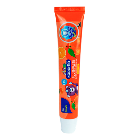 Зубная паста Lion Kodomo гелевая для детей с 6 месяцев с ароматом апельсина 40 г