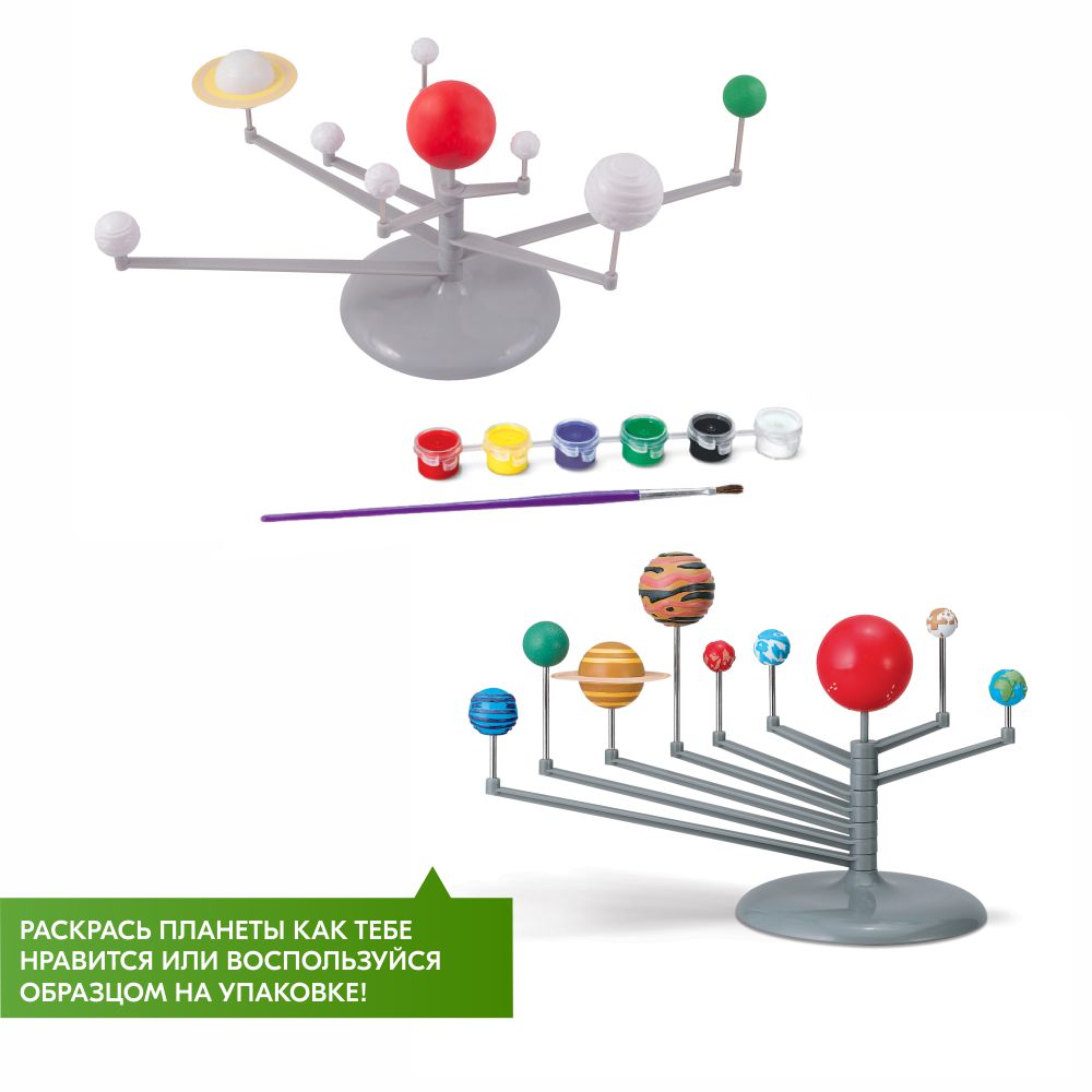 Сборная модель 4M Солнечная система. Настольный планетарий 87388 - фото 3