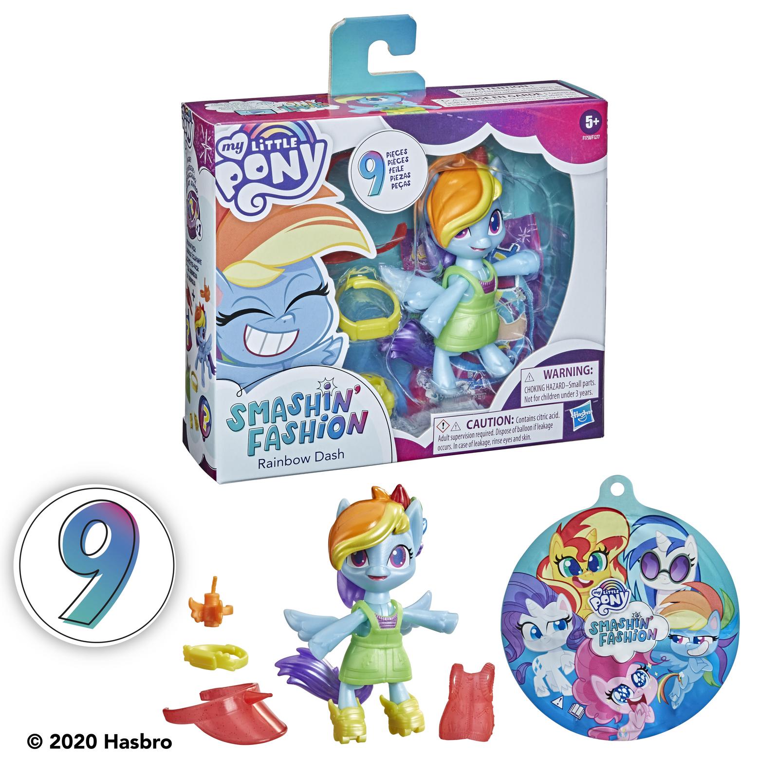 Набор игровой My Little Pony Пони Взрывная модница Рэйнбоу Дэш F17585L0 - фото 9