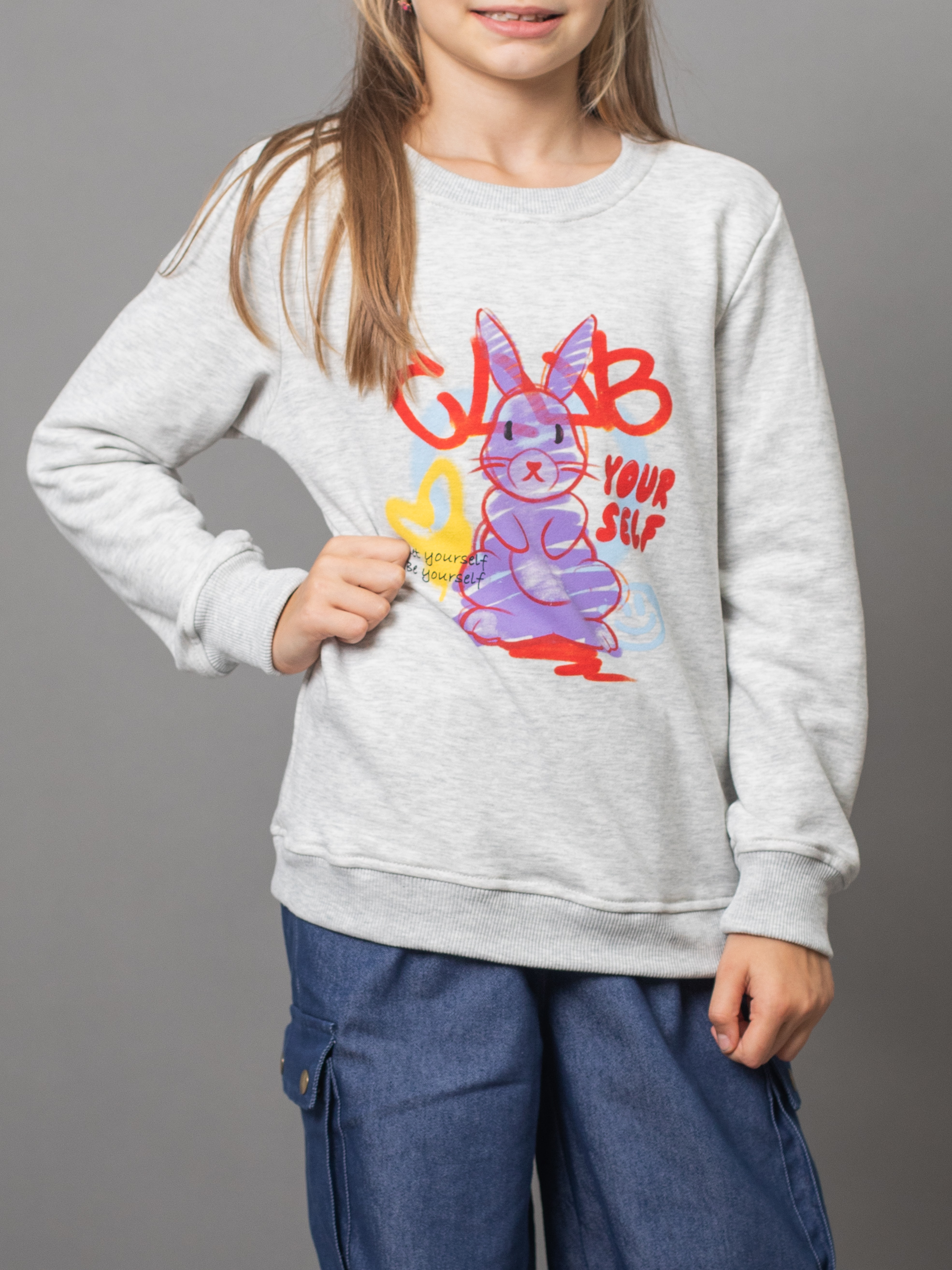 Свитшот KristiKlo KK-SW-23-sweatshirt-gray - фото 3