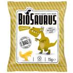 Снеки Biosaurus органические кукурузные со вкусом сыра 15г
