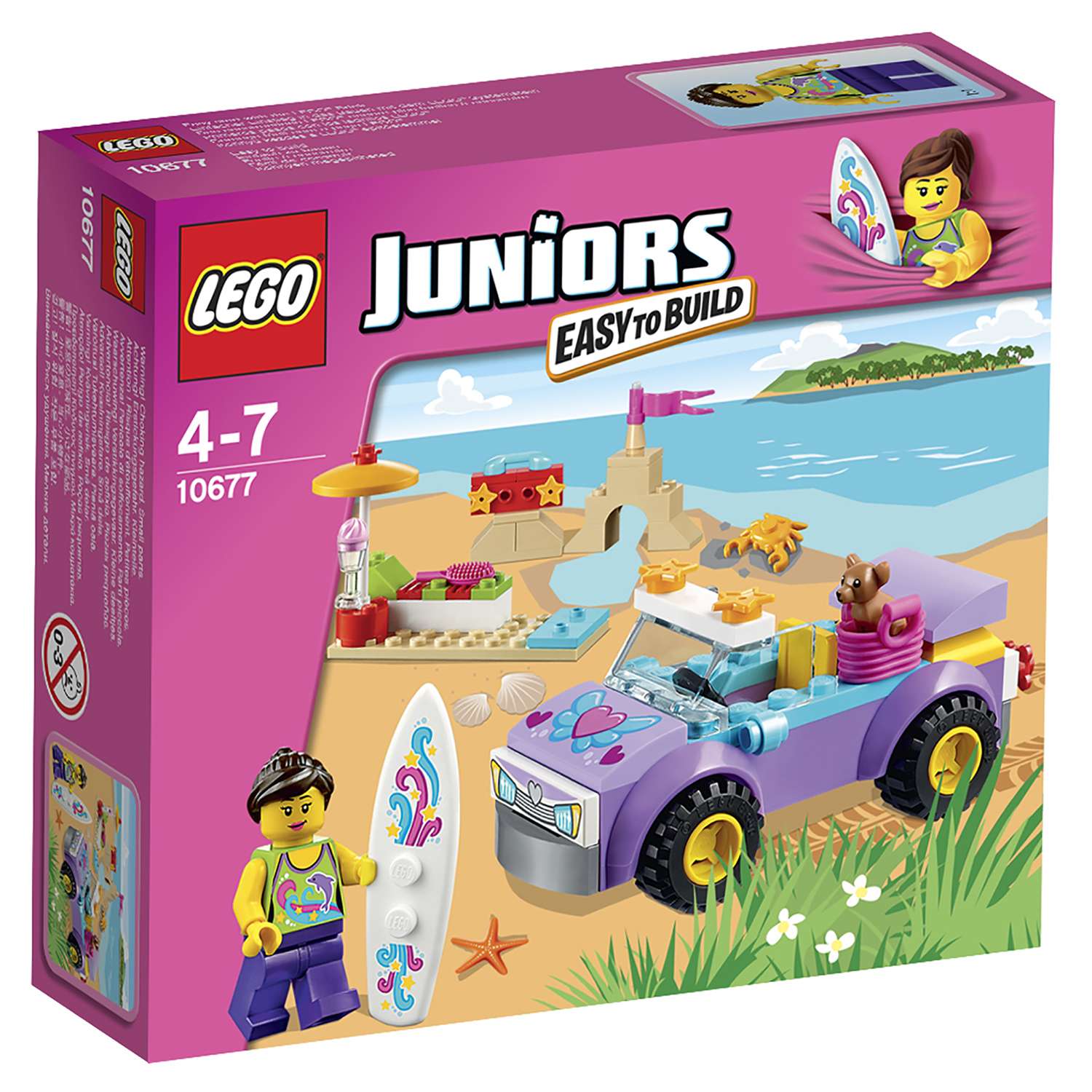 Конструктор LEGO Juniors Поездка на пляж (10677) - фото 2