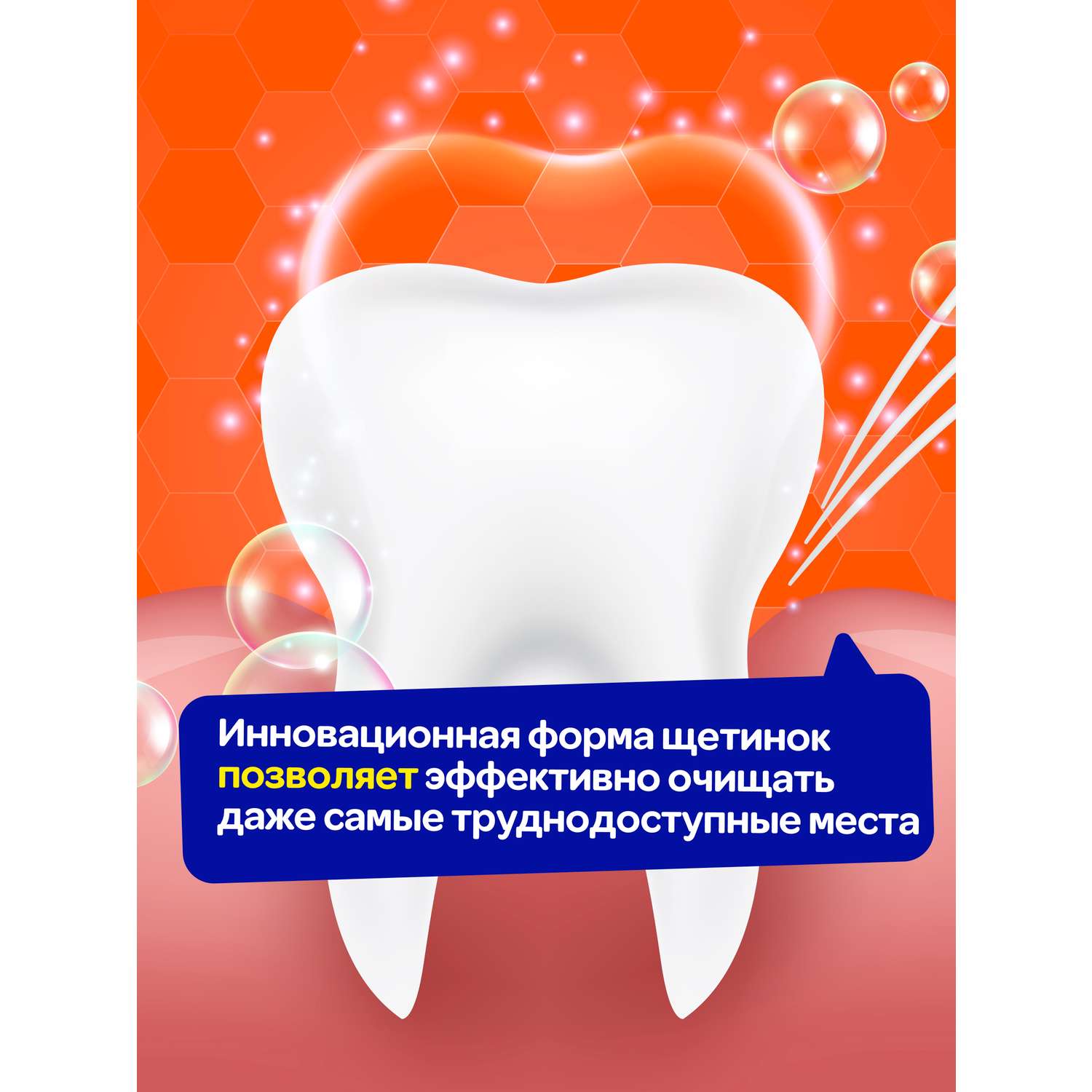 Зубная щетка силиконовая Mipao Силиконовая зубная щетка c 2 сменными насадками для чувствительных зубов и десен Mipao - фото 6