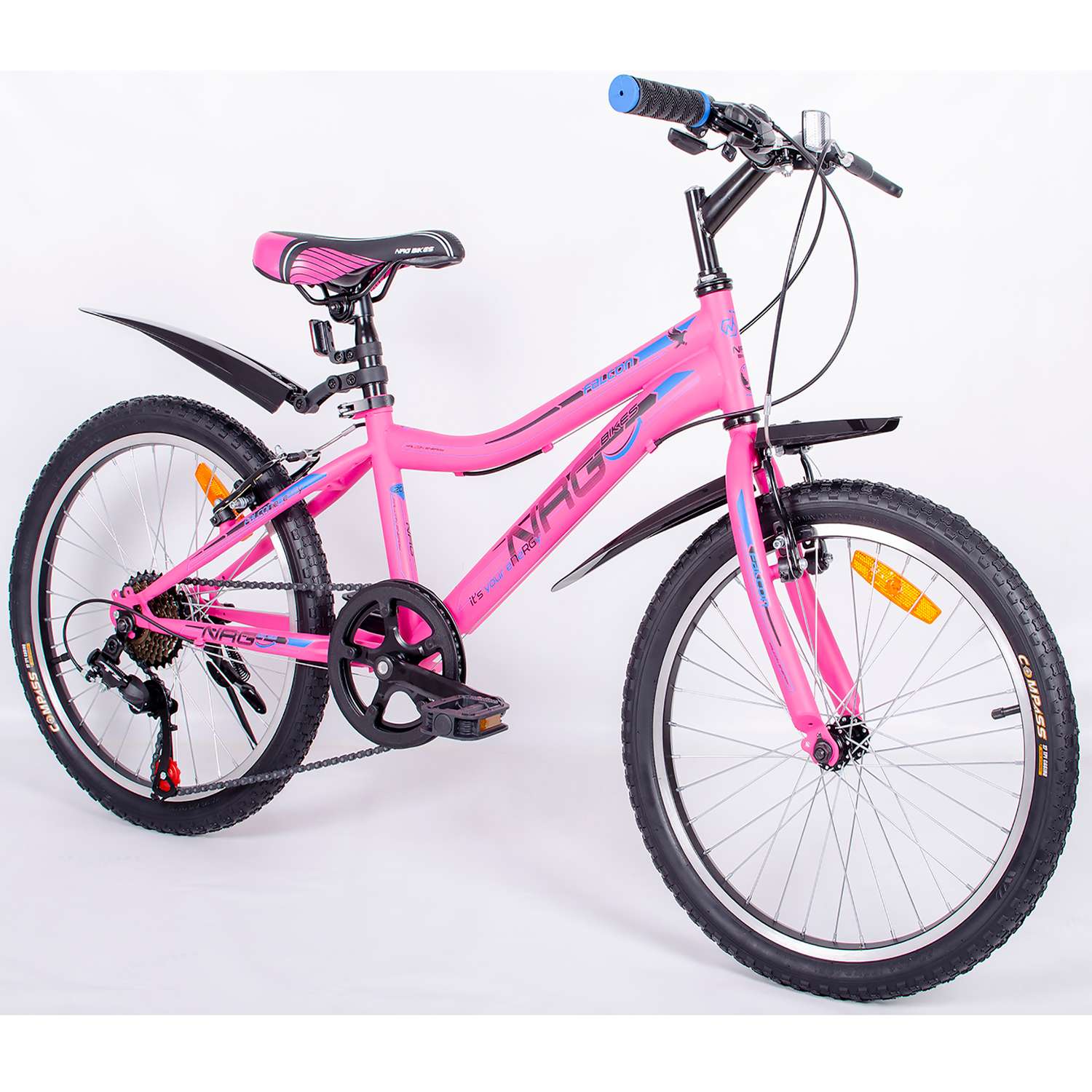 Велосипед NRG BIKES FALCON 20 pink-blue-black - фото 1
