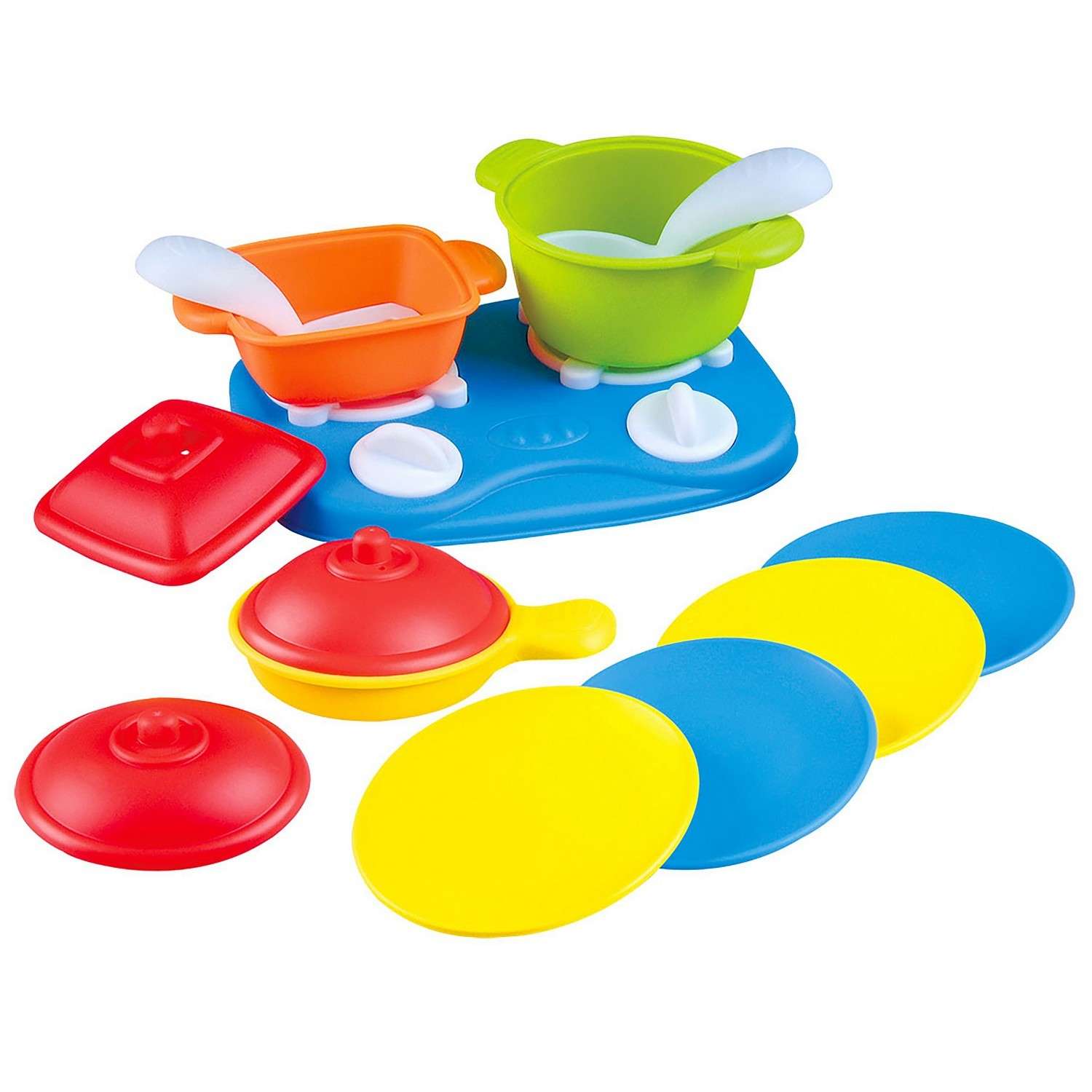 Набор игровой Playgo Плита с посудой 13 предметов - фото 1