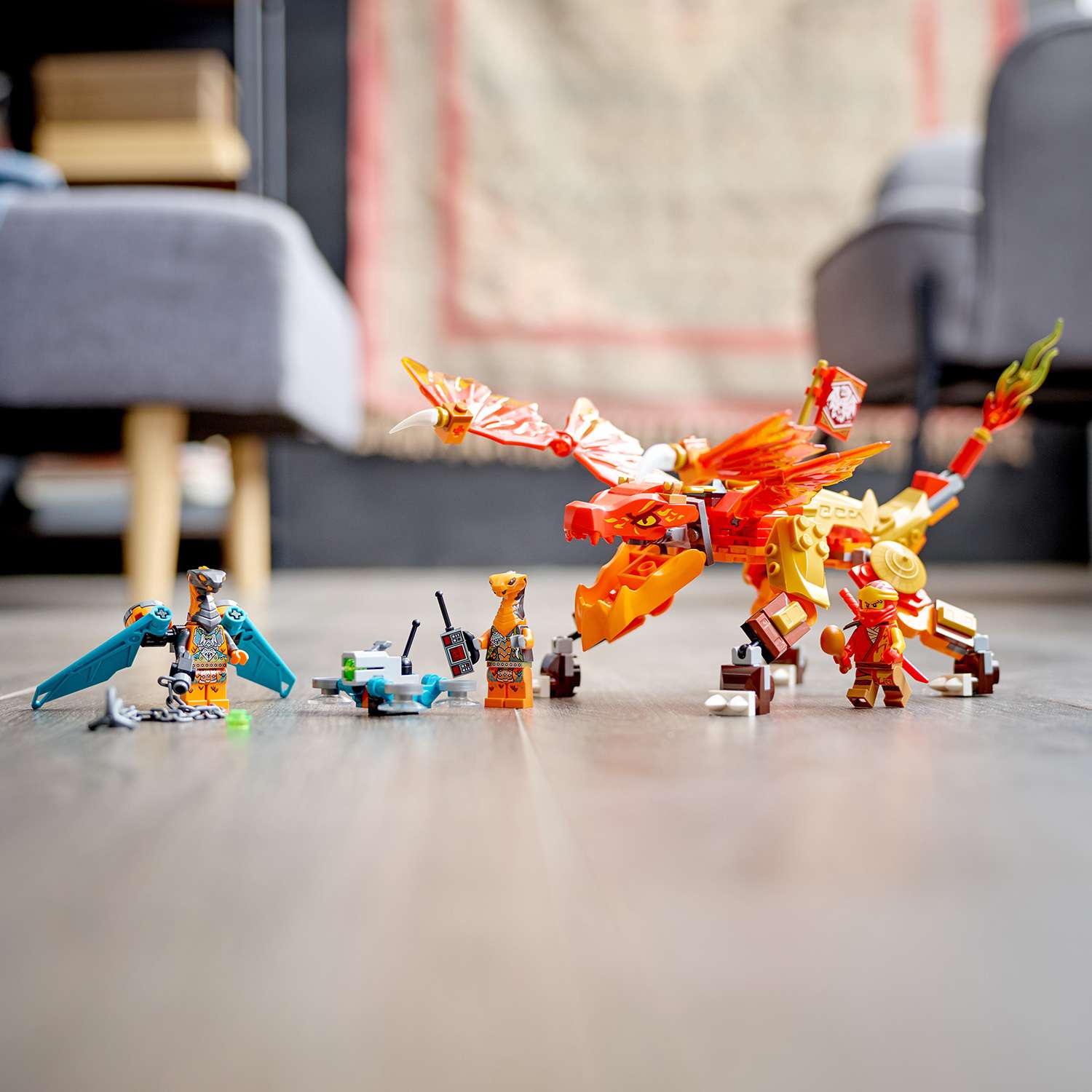 Конструктор LEGO Ninjago Огненный дракон ЭВО Кая 71762 - фото 8