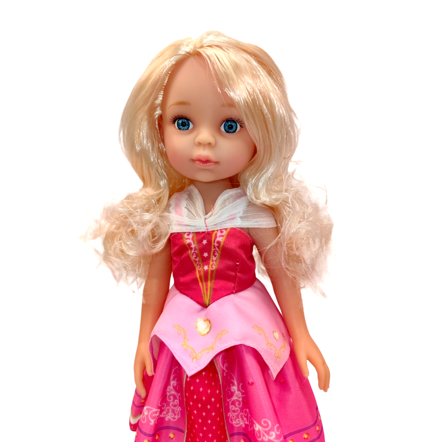 Кукла Рапунцель SHARKTOYS в платье Розочка 32 см коллекция принцесс 22200013 - фото 2