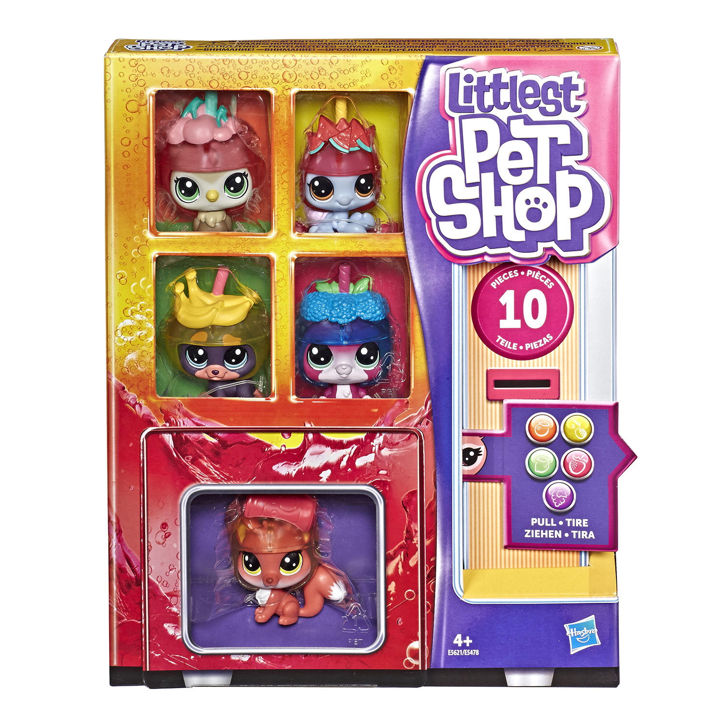 Набор игровой Littlest Pet Shop Пет в холодильнике Коктейльный отряд  E5621EU4 купить по цене 299 ₽ в интернет-магазине Детский мир