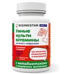 Биологически активная добавка Risingstar Умные мультивитамины детские 60таблеток