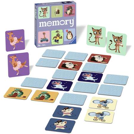 Игра настольная Ravensburger Мемори Мир животных 48 карточек 20360