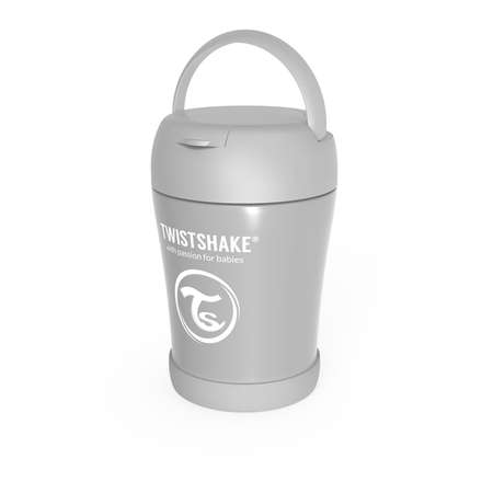 Контейнер-термос Twistshake Пастельный серый 350 мл