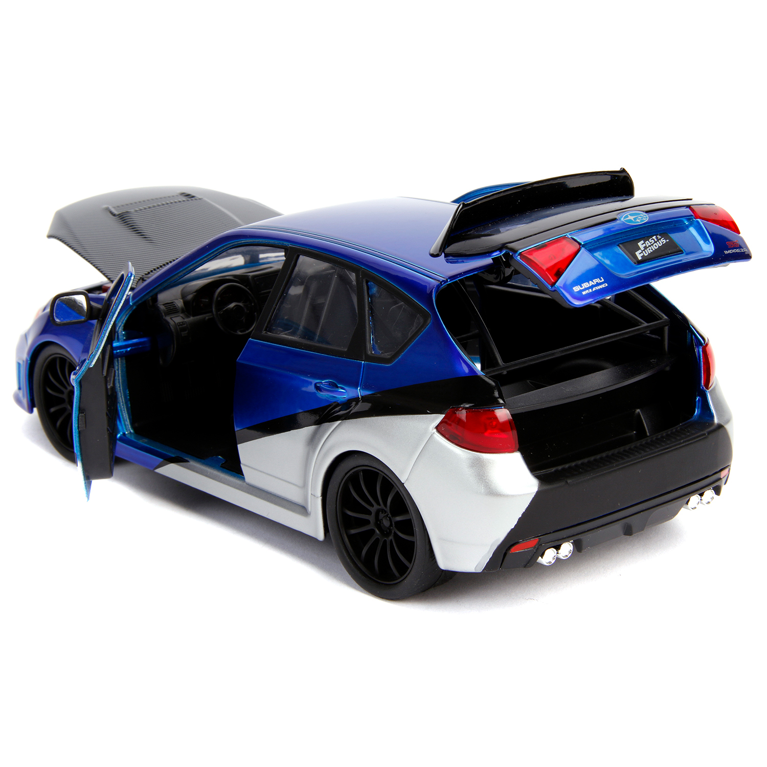 Автомобиль Jada Subaru Impreza WRX STI 1:24 ТоуR235 - фото 4