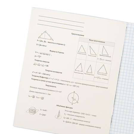 Тетрадь предметная 48л Erhaft Геометрия 48-5547