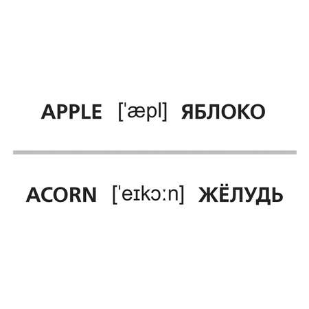 Карточки обучающие Hatber Английский алфавит и числа-64 карточки