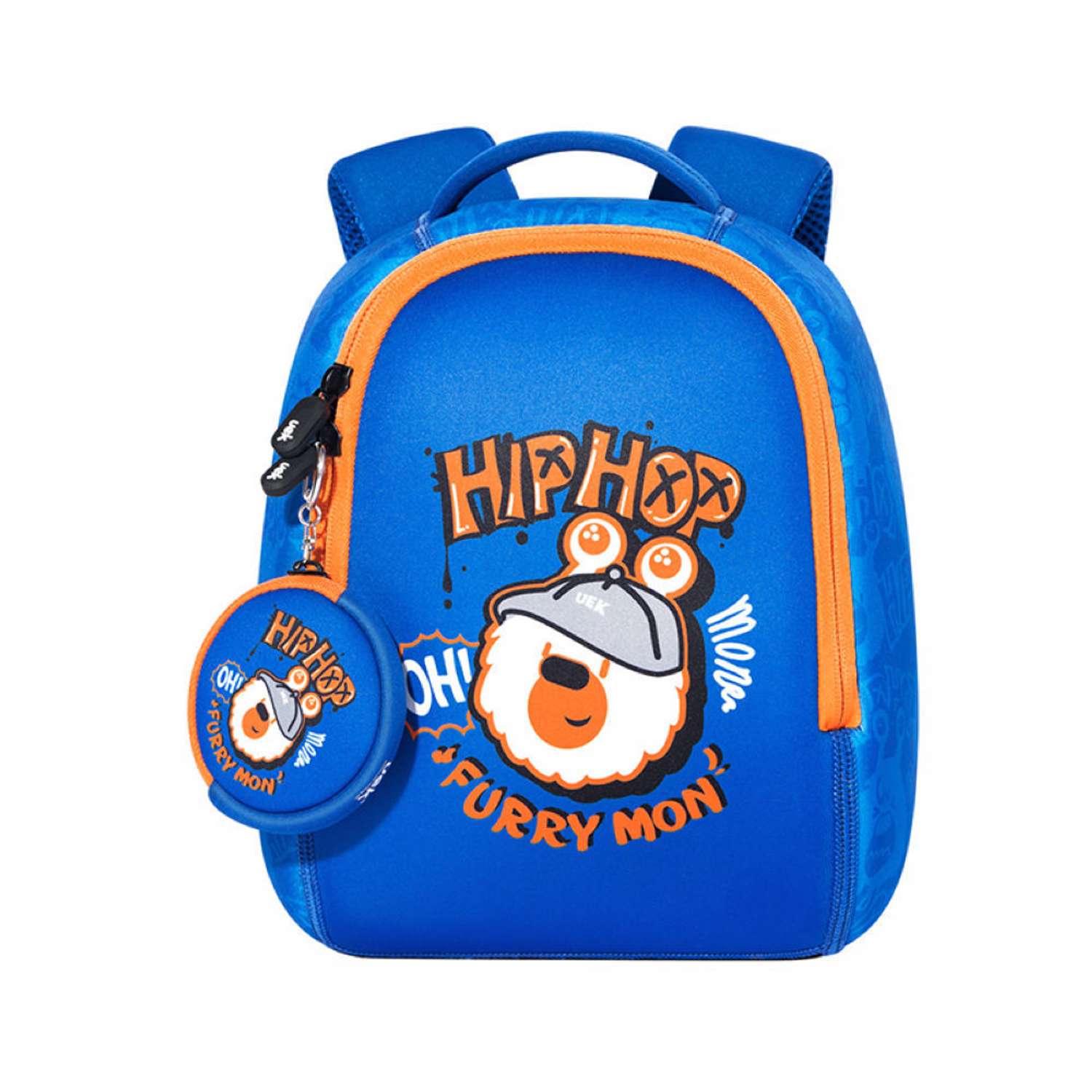 Дошкольный рюкзак UEK.KIDS хип-хоп пушистый мультгерой - фото 1