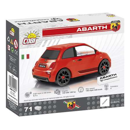 Конструктор COBI Автомобиль Abarth 595 Competizione