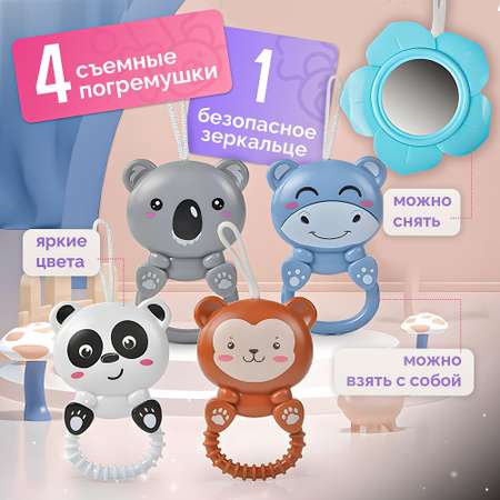 Развивающий коврик SHARKTOYS Бегемот