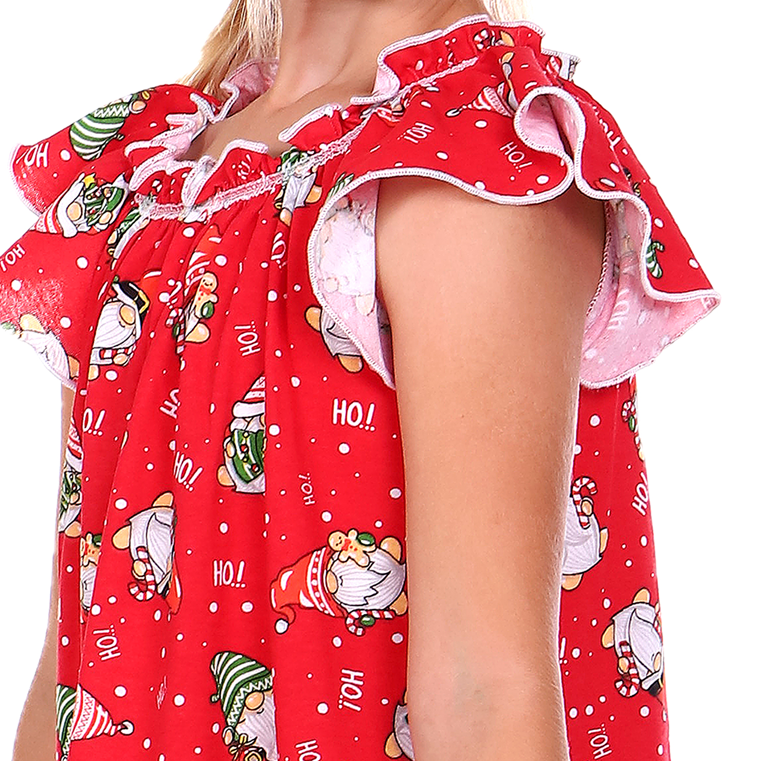 Сорочка ночная Детская Одежда 0003К/красный4 - фото 6