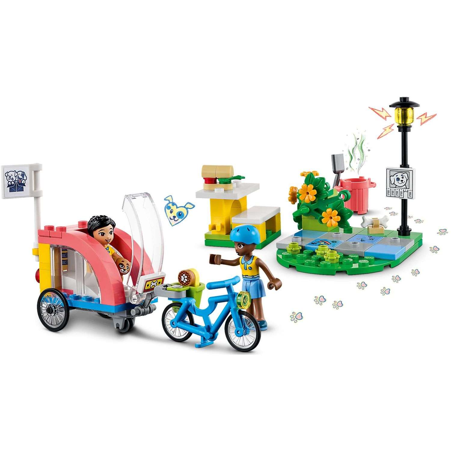 Конструктор LEGO Спасательный велосипед 41738 - фото 3