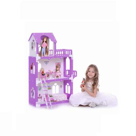 Домик для кукол Krasatoys Милана с мебелью 4 предмета 000271