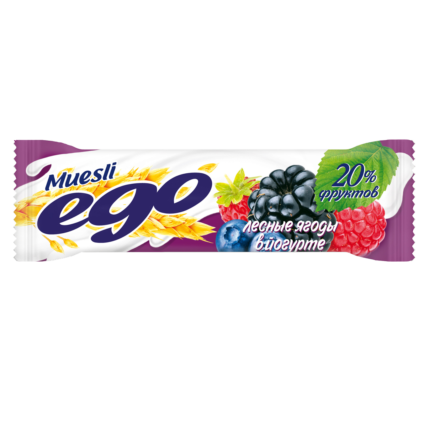 Батончики мюсли Ego лесное ассорти йогурт 25г - фото 1