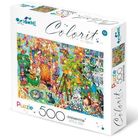 Пазл Origami Colorit Collection 500 элементов Праздник к нам приходит 08259