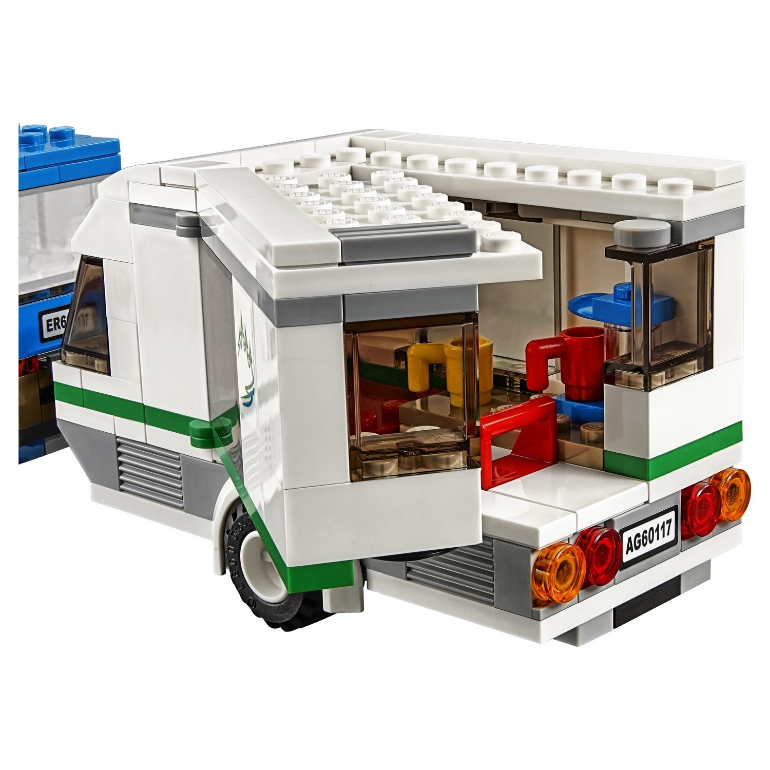 Конструктор LEGO City Great Vehicles Фургон и дом на колёсах (60117) купить  по цене 1299 ₽ в интернет-магазине Детский мир