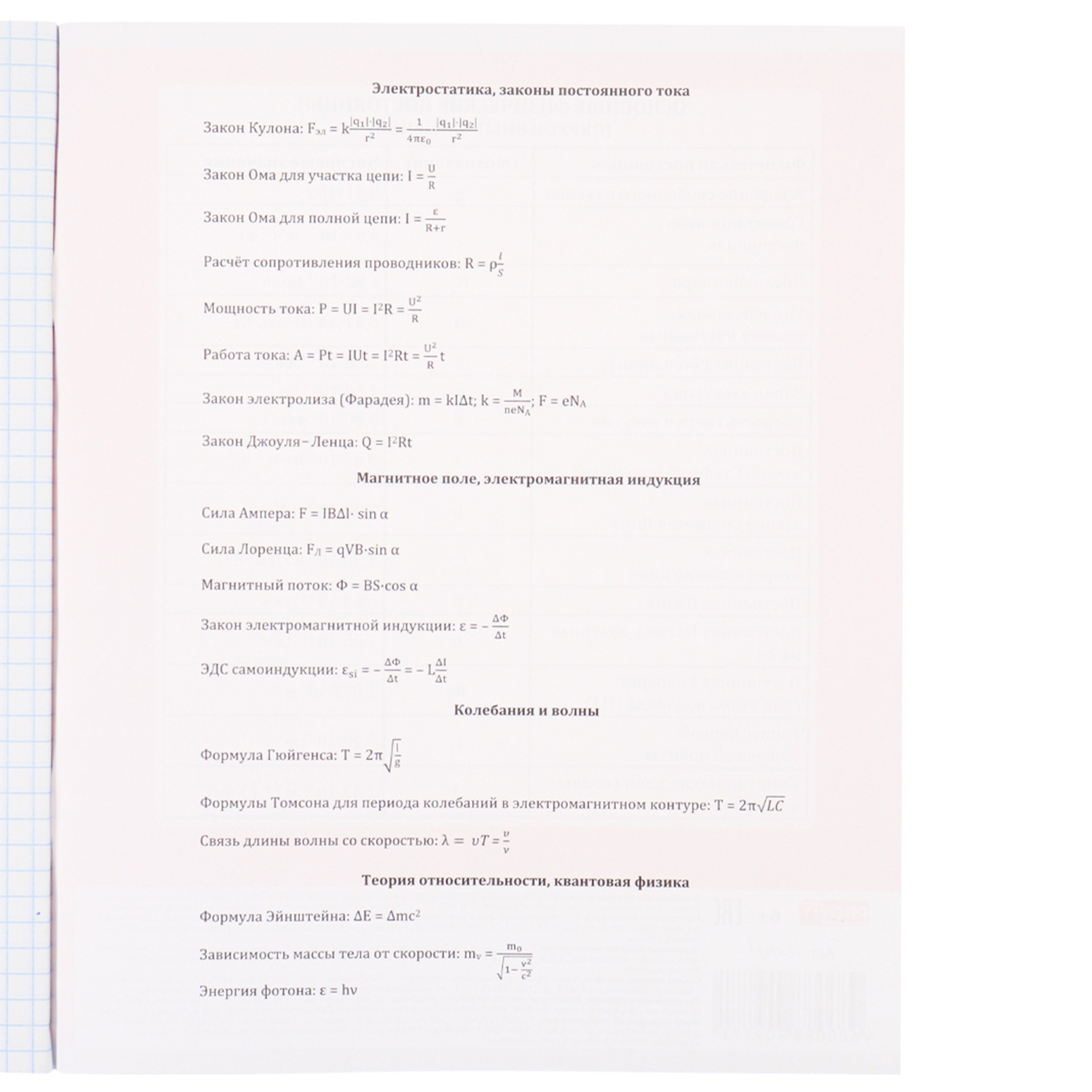 Набор предметных тетрадей Prof-Press Физика Крейзи А5 48 листов 4 шт - фото 4