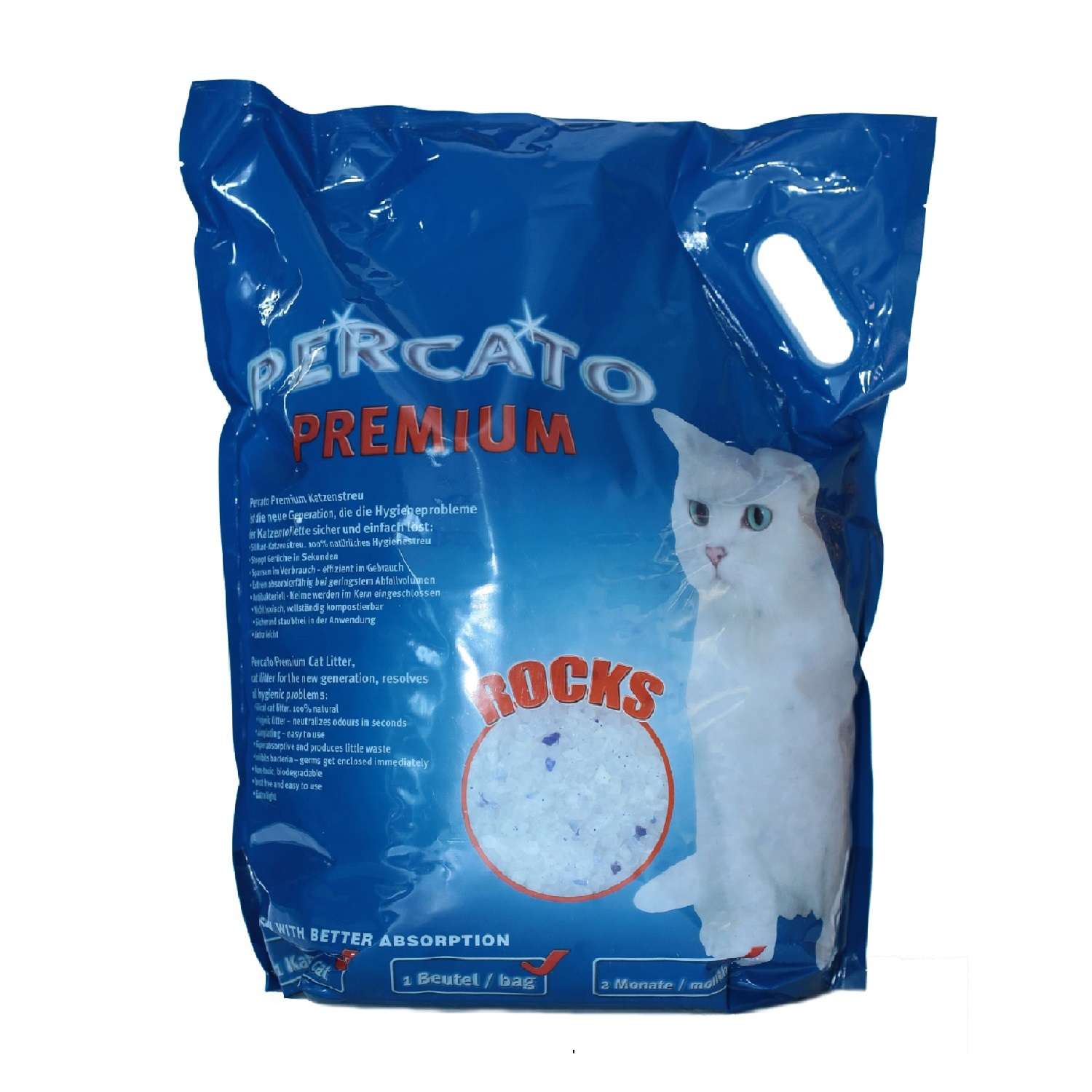 Наполнитель для кошек PERCATO силикагелевый 10л 04-46881 - фото 1