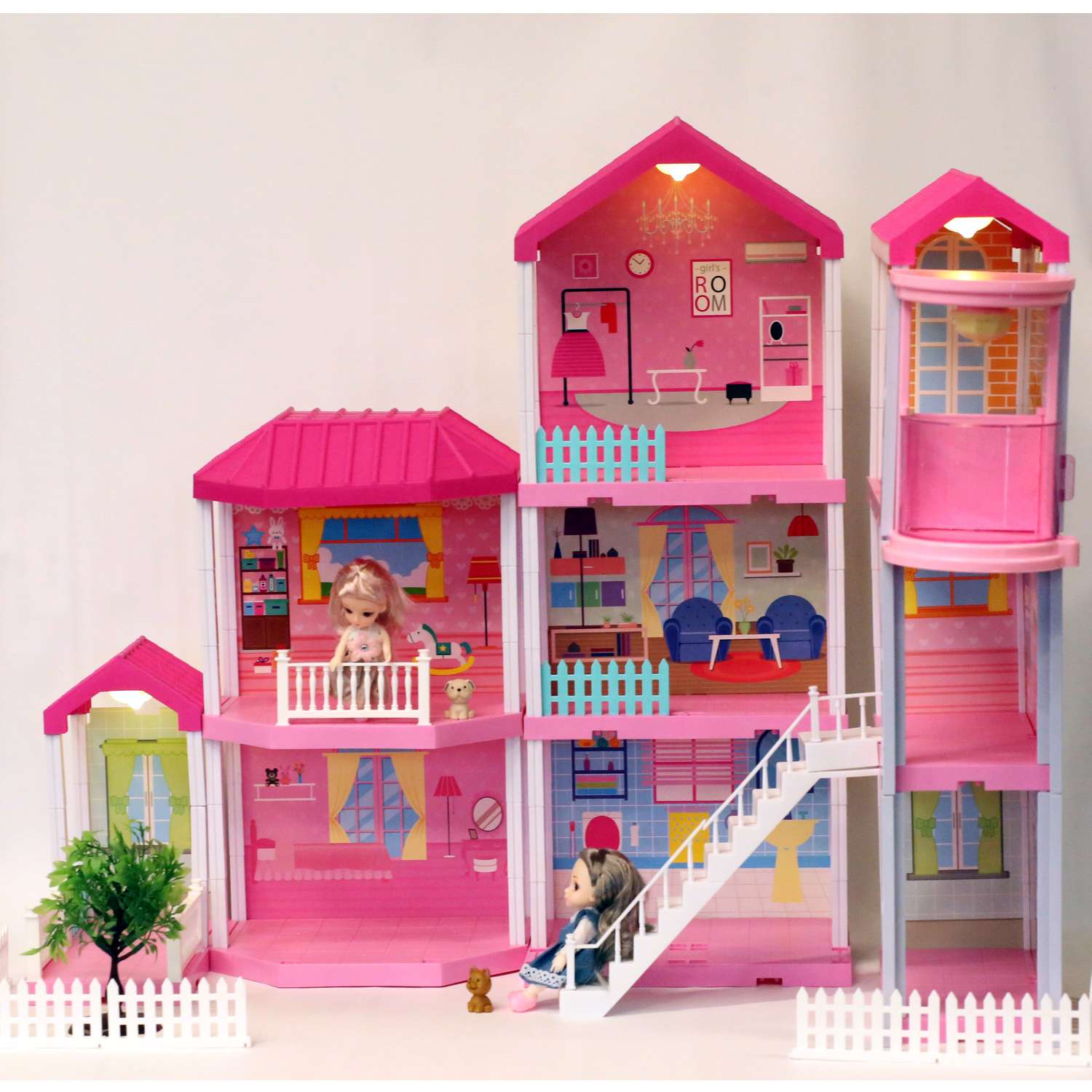 Кукольный дом SHARKTOYS Трехэтажный особняк Dream Villa 11500013 - фото 2