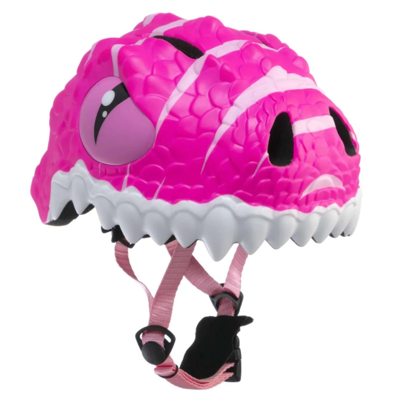 Шлем защитный Crazy Safety Pink Dragon с механизмом регулировки размера 49-55 см - фото 1