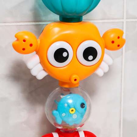 Набор Sima-Land игрушек для игры в ванне «Крабик мельница»