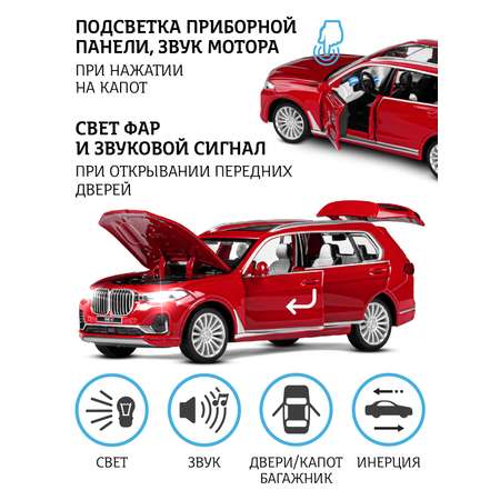 Автомобиль АВТОпанорама BMW 1:32 инерционный