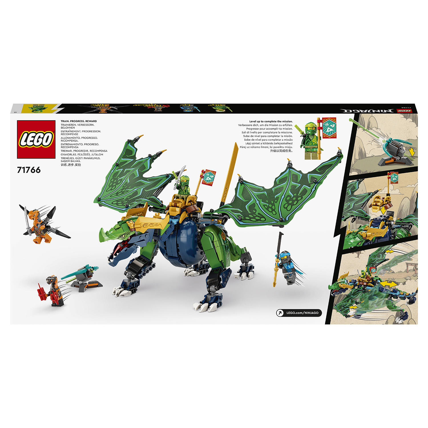 Конструктор LEGO Ninjago Легендарный дракон Ллойда 71766 купить по цене  5149 ₽ в интернет-магазине Детский мир