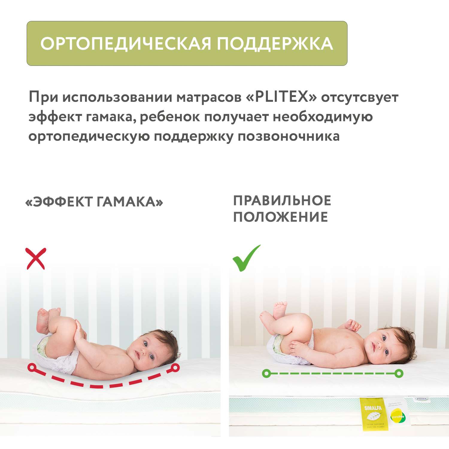 Матрас Plitex Aloe vera Flex 1190х600 - фото 6