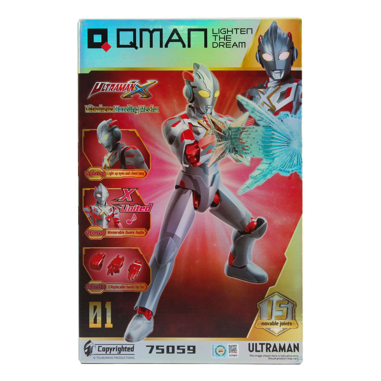 Конструктор Qman Ultraman X 47 деталей 75059 - фото 3