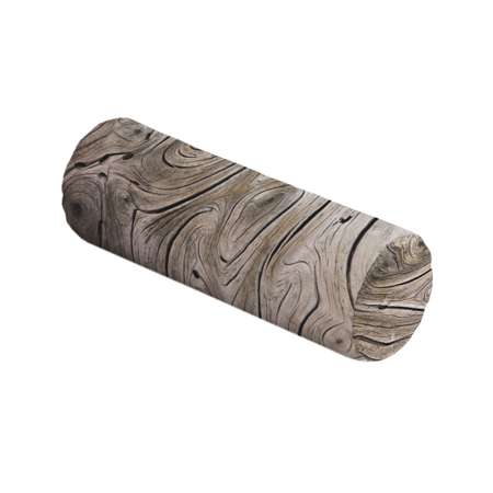 Декоративная подушка-валик JoyArty Деревянный узор
