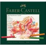 Пастель FABER CASTELL художественная Polychromos 24цвета