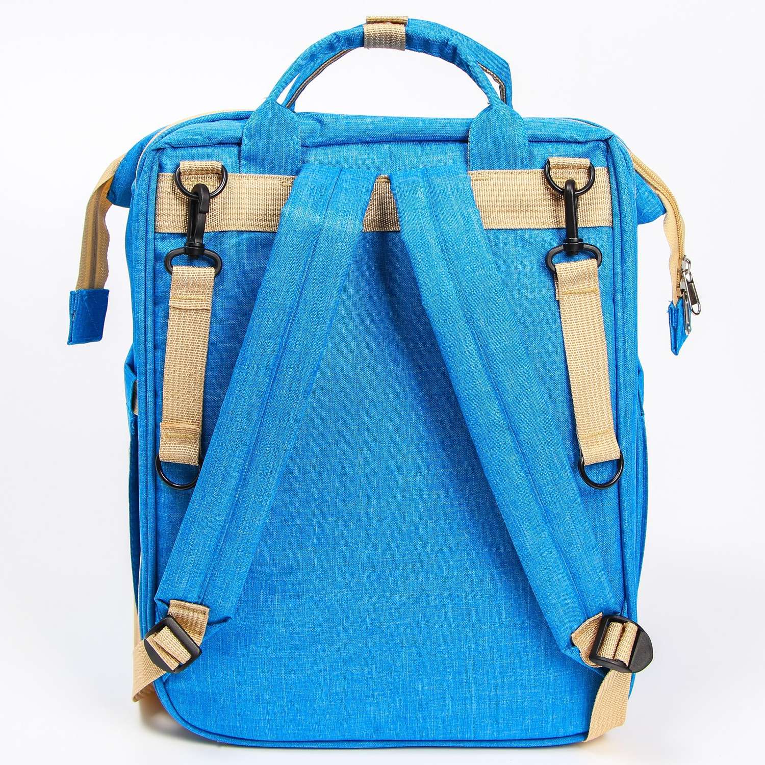 Сумка-рюкзак Sima-Land с пеленальным ковриком цвет голубой - фото 9